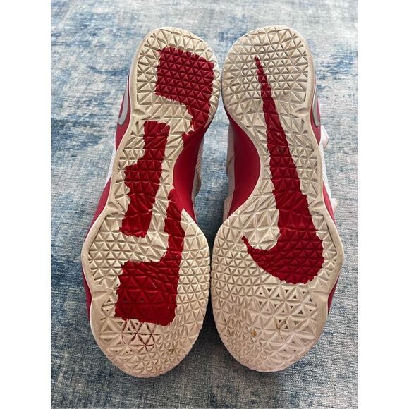 Nike White Red Lebron Soldier 11 TB Promo Size 18 - Picture 6 of 7